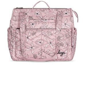 Lug Soprano Tote Bag (Sketch Floral Blush) Used-See Photo